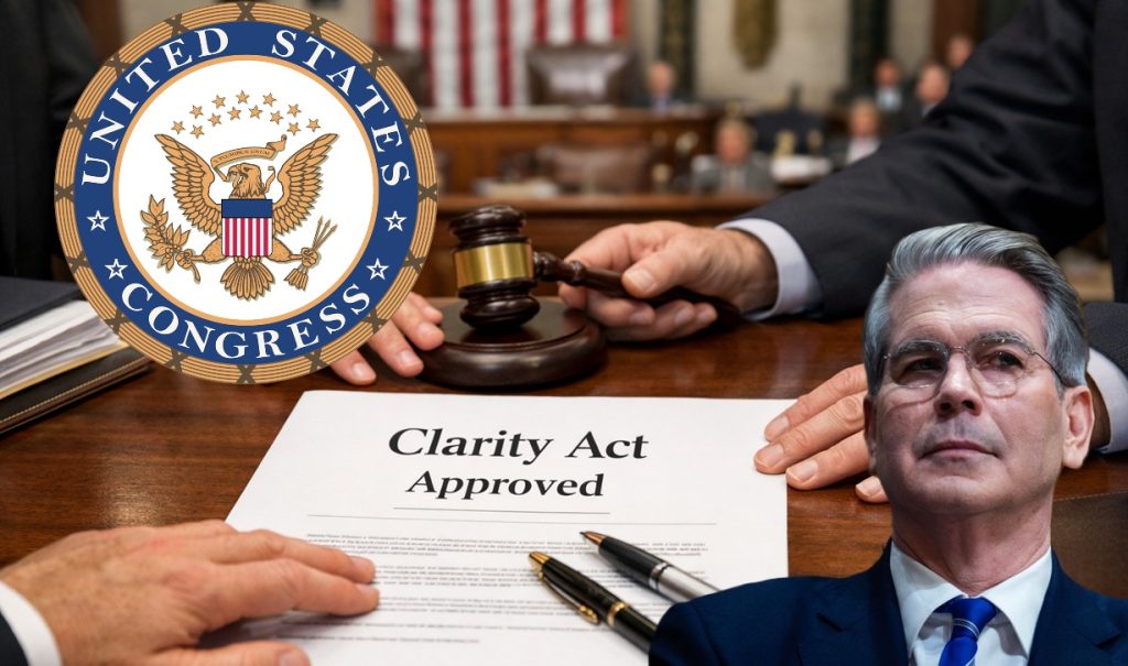 Treasury Secretary Bessent Urges Congress To Pass Clarity Act