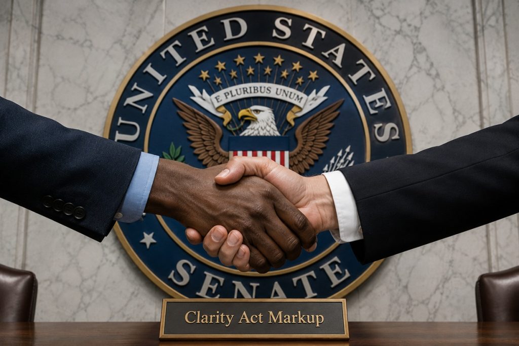 Clarity Act’s Markup Closes On May 14th, Is Volatility Up Ahead?