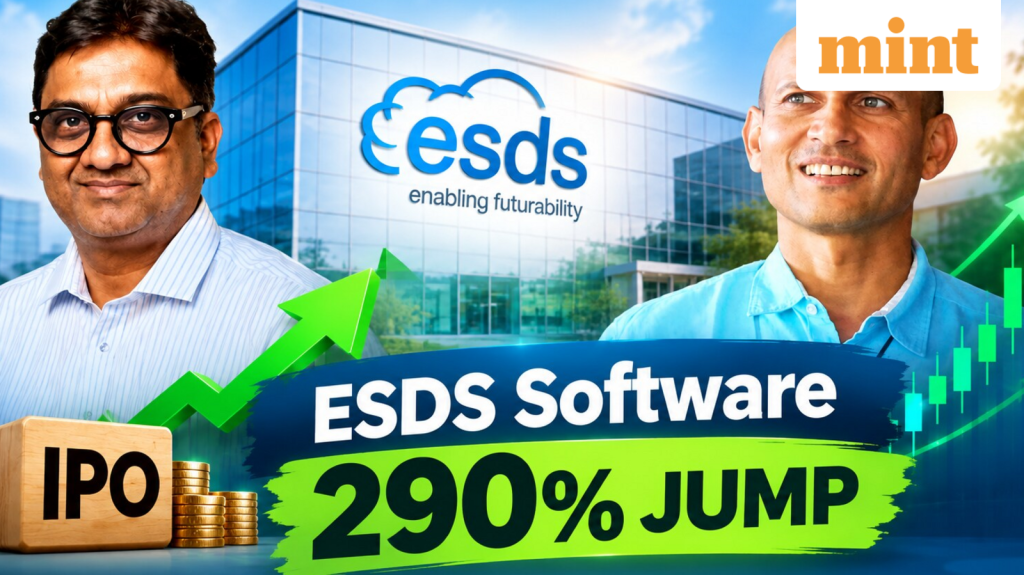 Ashish Kacholia, Mukul Agrawal see massive gains as ESDS Software stock rallies 290% from IPO price